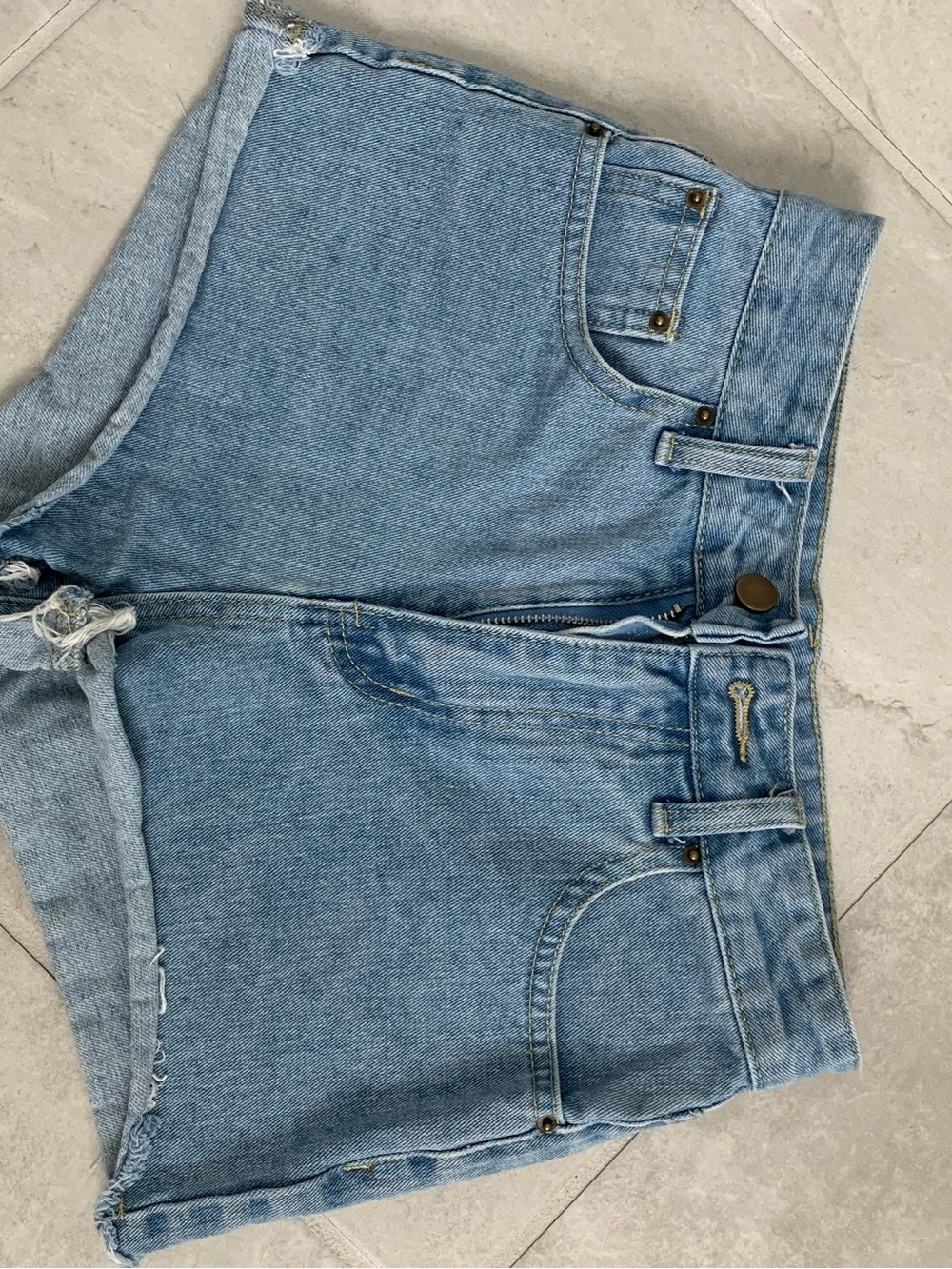 Light Blue Denim Women’s Shorts